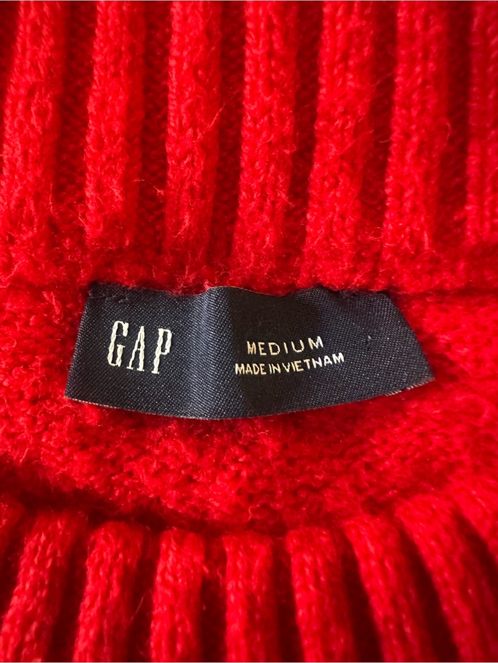 GAP CashSoft Crewneck Sweater Modern Red M - Picture 2 of 7